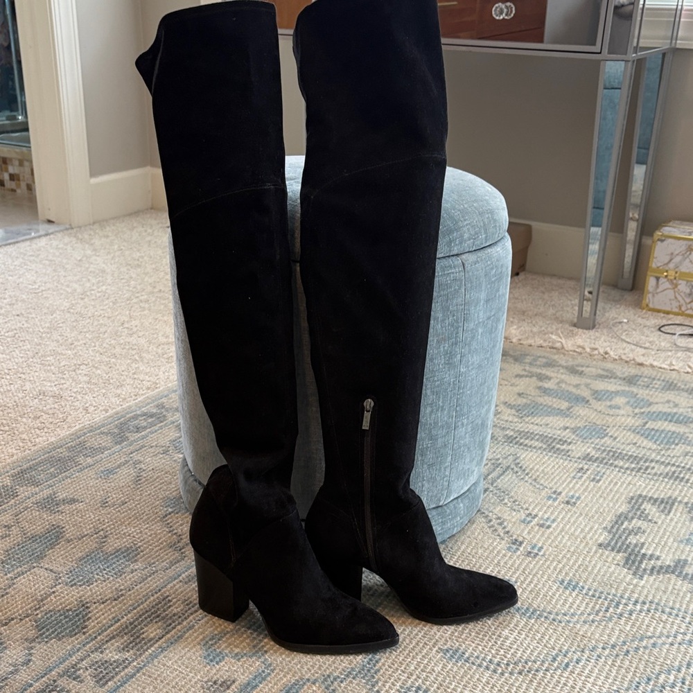 Marc Fisher Black Over-the-Knee Boots
